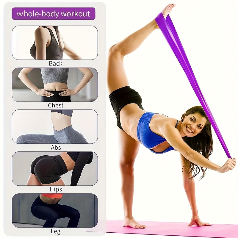 Conjunto de 5 Bandas de Resistência QZE para Mulheres - Bandas de Alongamento Versáteis com Níveis Variados, Ideais para Levantamento de Quadril, Modelagem Corporal & Treino de Força, Acessórios de Treino, Agachamento Profundo