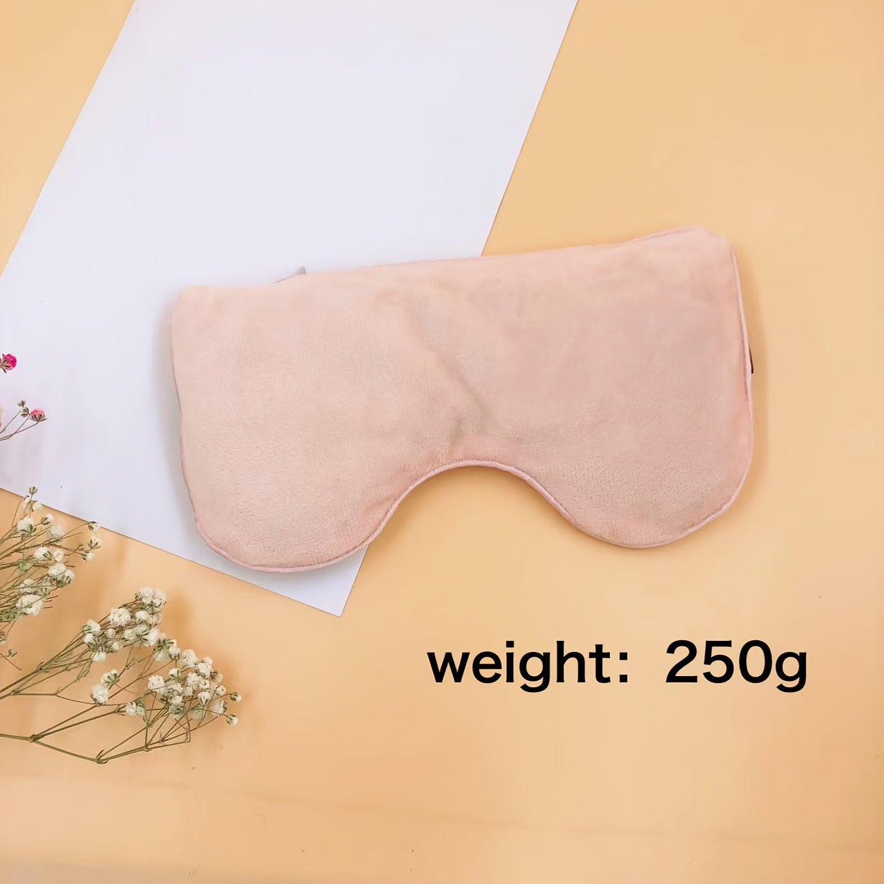 Máscara De Dormir De Lavanda, Com Sementes De Linhaça E Lavanda, Máscara De Olhos Reutilizável Para Um Sono Melhor