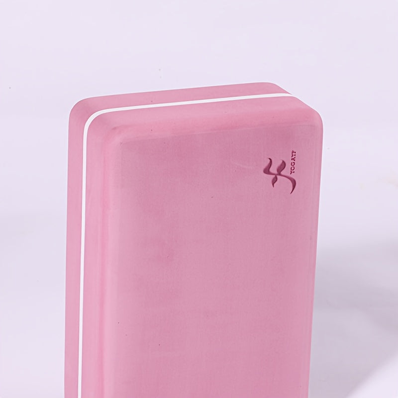 Pedra de Yoga Premium com Design Color Block, Alta Densidade, 23cm x 15cm x 10cm