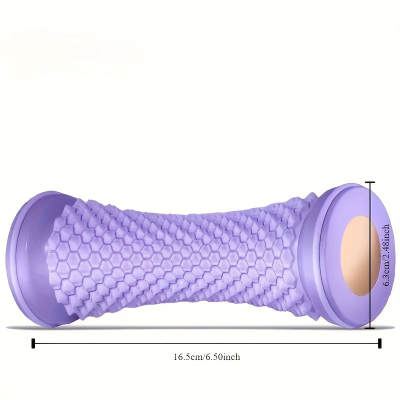Rolo de Yoga para Pés - Roda de Massagem em PVC para Cuidados Plantares & Treino Fitness, Ferramenta de Exercício Doméstico para Flexibilidade e Liberação de Tensão