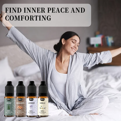 Conjunto de Óleos Essenciais 20×10ML | Top 20 - Óleos Essenciais para Difusor, Ambientador, Lavandaria, Fabrico de Velas & Sabonetes, Humidificadores | O Melhor Presente para Mulheres, Amigas, Namorada, Adequado para Uso no Inverno