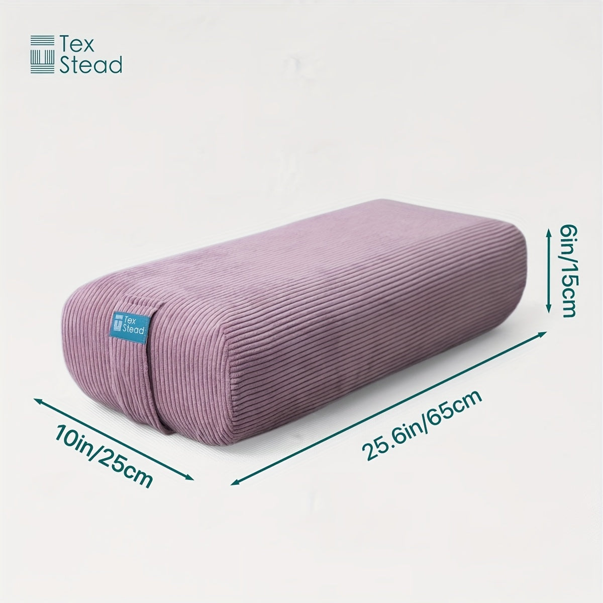 1peça TEXSTEAD Almofada de Yoga Bolster para Posições Restauradoras, Meditação, Alongamento e Suporte para as Costas - Almofada Retangular com Alça de Transporte, Capa Removível, Leve e Firme, Ideal para Uso em Casa ou Estúdio, Disponível em Várias Cores, Acessórios de Yoga, Ferramenta de Yoga Versátil, Design Ergonômico, Tapete de Yoga Durável