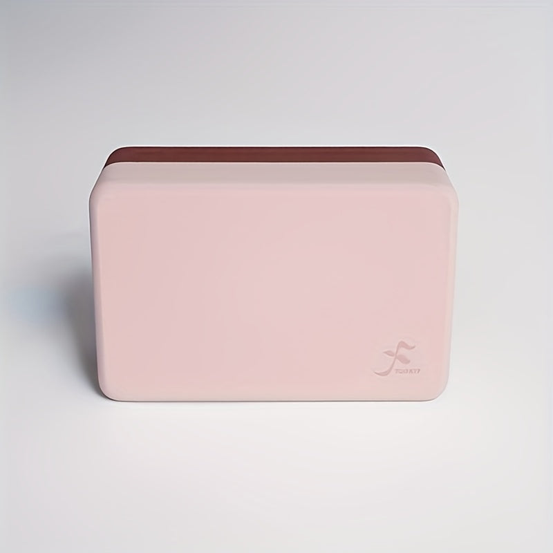 Pedra de Yoga Premium com Design Color Block, Alta Densidade, 23cm x 15cm x 10cm