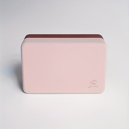 Pedra de Yoga Premium com Design Color Block, Alta Densidade, 23cm x 15cm x 10cm