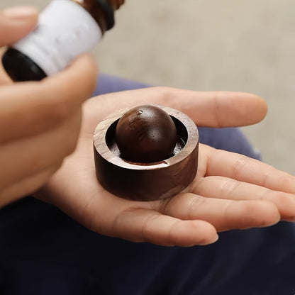 Diffusor de Aromas Elegante em Madeira, Design Rotativo para Interior do Carro & Quarto, Não Inflamável, Ideia de Presente Perfeita - Melhora a Qualidade do Ar com Fragrância, Perfume Doméstico