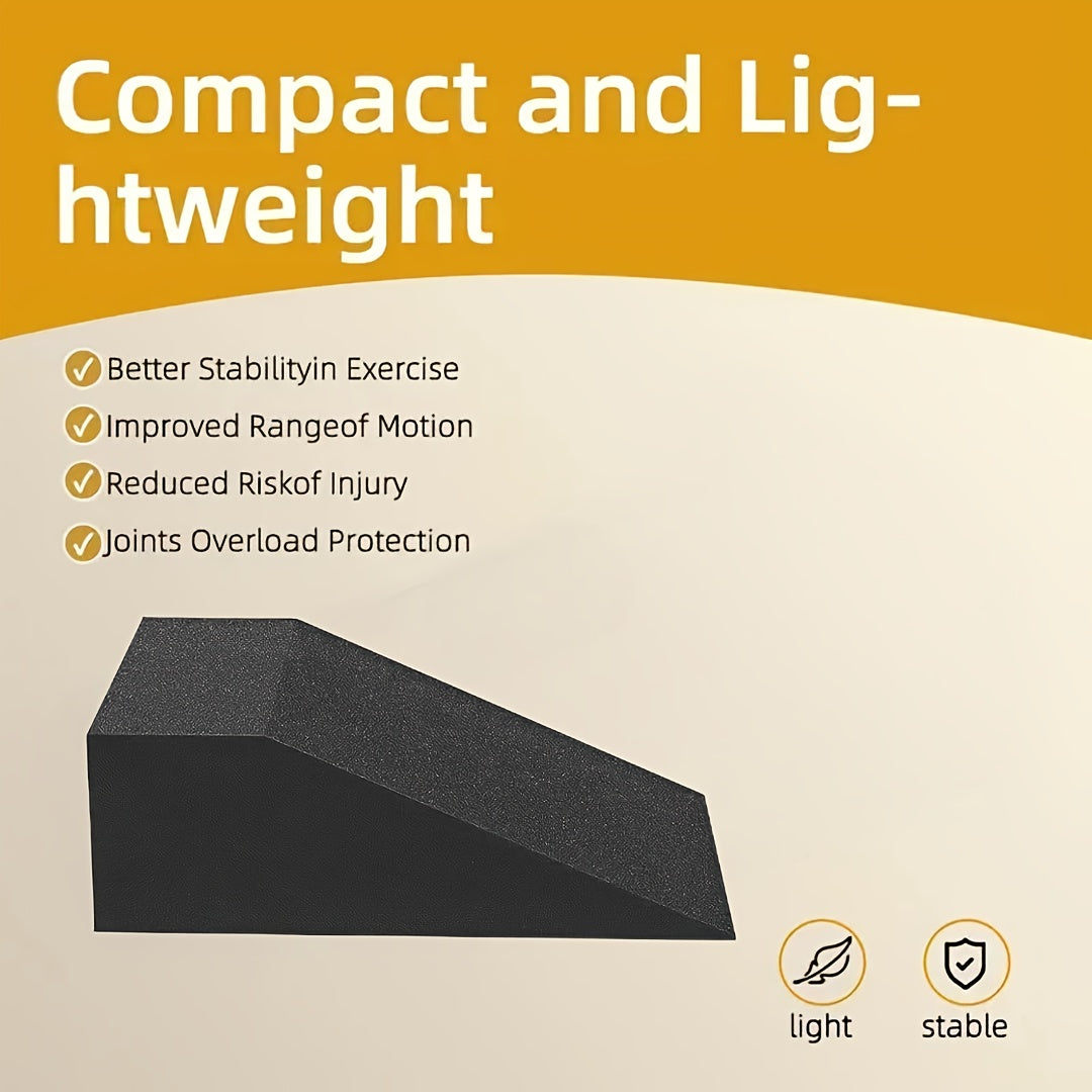 1 Par de Cunhas de Espuma EVA | Exercícios de Pilates, Esticadores de Panturrilhas, Tijolos de Yoga para Treino de Equilíbrio, Cor Sólida, Suporta o Movimento do Pé para Equilíbrio, Força, Alongamento, Pilates, Fitness, Agachamentos, Flexões, Plank