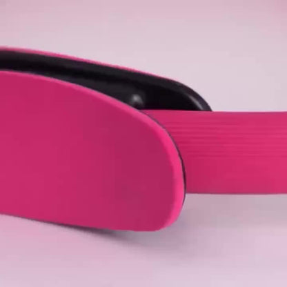 Anel de Pilates Rosa Versátil para Fitness de Corpo Inteiro - Fortaleça, Alongue & Tonifique com Alças de Conforto - Presente Ideal para o Dia das Mães, Dia da Mulher, Dia dos Namorados - Material PP Durável