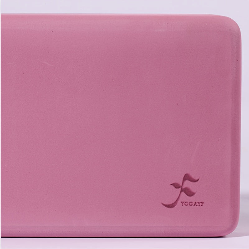 Pedra de Yoga Premium com Design Color Block, Alta Densidade, 23cm x 15cm x 10cm