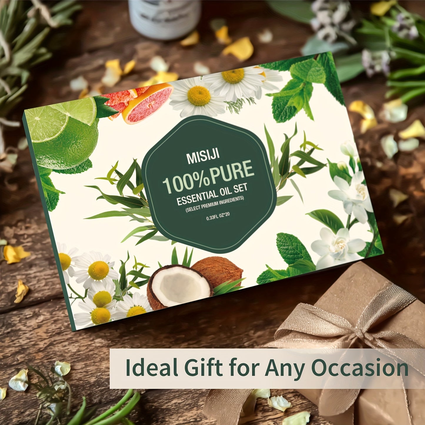 Conjunto de Óleos Essenciais 20×10ML | Top 20 - Óleos Essenciais para Difusor, Ambientador, Lavandaria, Fabrico de Velas & Sabonetes, Humidificadores | O Melhor Presente para Mulheres, Amigas, Namorada, Adequado para Uso no Inverno