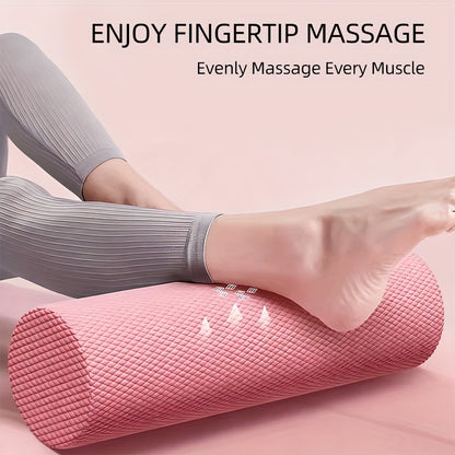 Rolo de Yoga em Espuma EVA, 29.97/44.96 cm, Várias Cores, Relaxamento Muscular Profundo, Pressão na Coluna e Costas, Melhora a Flexibilidade e Estabilidade, Adequado para Yoga, Pilates, Fitness, etc., Confortável e Durável, Leve e Portátil