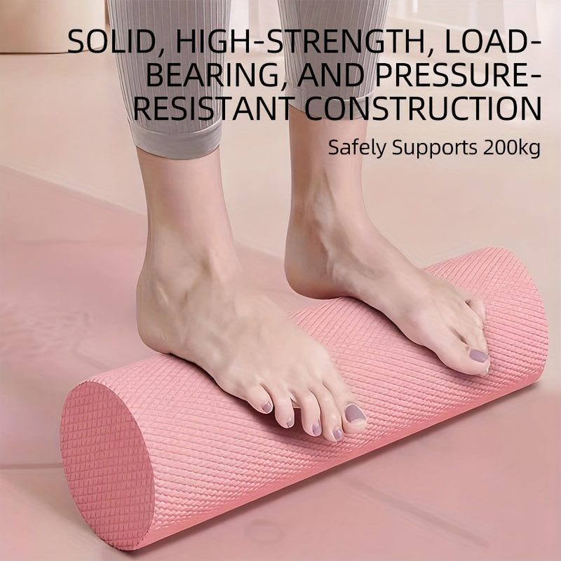 Rolo de Yoga em Espuma EVA, 29.97/44.96 cm, Várias Cores, Relaxamento Muscular Profundo, Pressão na Coluna e Costas, Melhora a Flexibilidade e Estabilidade, Adequado para Yoga, Pilates, Fitness, etc., Confortável e Durável, Leve e Portátil