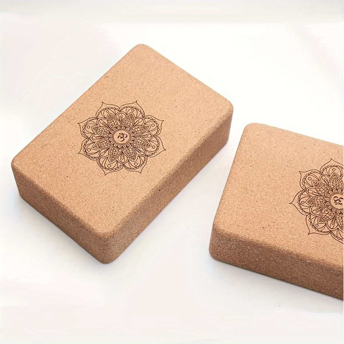 Bloco de Yoga de Cortiça e Madeira, Bloco de Yoga de Alta Densidade, Adequado para Treinamento de Dança, Pressão de Pernas, Fitness Indoor