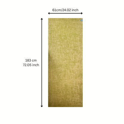 Tapete de Yoga Extra Grande de Juta Natural Reforçado 72x24 Polegadas - Extra Grosso 0.2" (5mm) Antiderrapante, Tapete de Chão Não Tóxico para Ginásio em Casa, Pilates, Yoga, Dança - Tapete de Treino Vegan com Superfície Antiderrapante, Durável e Fácil de Limpar