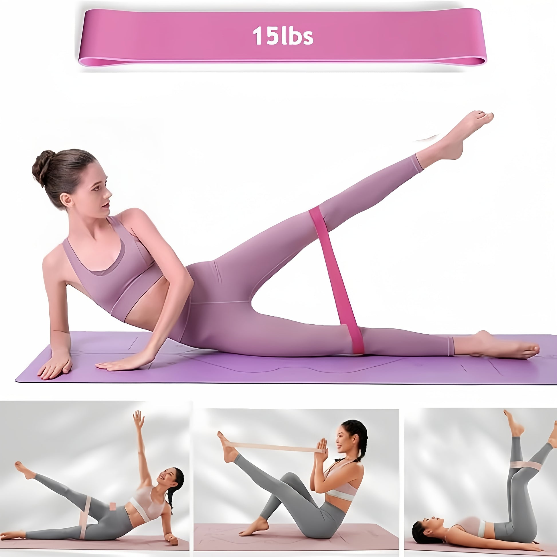 Conjunto de 10 peças para fitness de ioga, anel de pilates, bandas de resistência de 8 fios, kit essencial de pilates unissex, equipamento de pilates para casa, acessórios de treino para mulheres, ginásio em casa, pilates em casa, tapete de ioga e bloco de ioga, tapete de ioga com pose, conjunto de tapetes de ioga, kit de pilates para casa, kit completo de pilates para mulheres, equipamento de pilates, kit essencial de pilates, conjunto de pilates, máquina de reformador de pilates