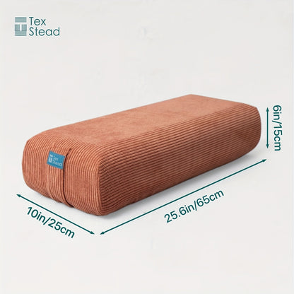 1peça TEXSTEAD Almofada de Yoga Bolster para Posições Restauradoras, Meditação, Alongamento e Suporte para as Costas - Almofada Retangular com Alça de Transporte, Capa Removível, Leve e Firme, Ideal para Uso em Casa ou Estúdio, Disponível em Várias Cores, Acessórios de Yoga, Ferramenta de Yoga Versátil, Design Ergonômico, Tapete de Yoga Durável