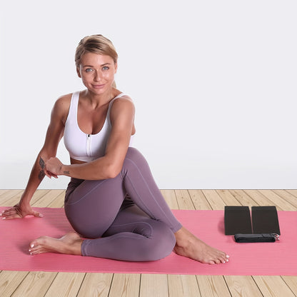 1 Par de Cunhas de Espuma EVA | Exercícios de Pilates, Esticadores de Panturrilhas, Tijolos de Yoga para Treino de Equilíbrio, Cor Sólida, Suporta o Movimento do Pé para Equilíbrio, Força, Alongamento, Pilates, Fitness, Agachamentos, Flexões, Plank