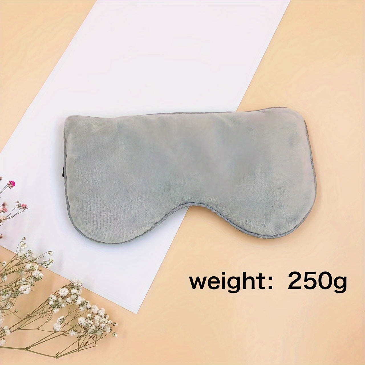 Máscara De Dormir De Lavanda, Com Sementes De Linhaça E Lavanda, Máscara De Olhos Reutilizável Para Um Sono Melhor