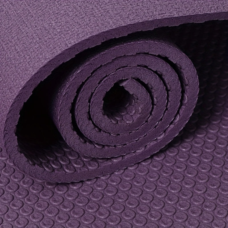 Tapete de Yoga PVC Alta Densidade Antiderrapante com Almofada Absorvente de Impacto para Pulo, Uso Doméstico, Fitness Silencioso, Preto - Estampa Sapo