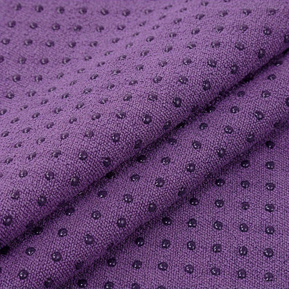 Toalhas de ioga de silicone antiderrapante tecidas premium - Laváveis à máquina, mistura de poliéster e nylon, conjunto de toalhas de academia de secagem rápida