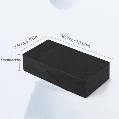 1 Par de Cunhas de Espuma EVA | Exercícios de Pilates, Esticadores de Panturrilhas, Tijolos de Yoga para Treino de Equilíbrio, Cor Sólida, Suporta o Movimento do Pé para Equilíbrio, Força, Alongamento, Pilates, Fitness, Agachamentos, Flexões, Plank