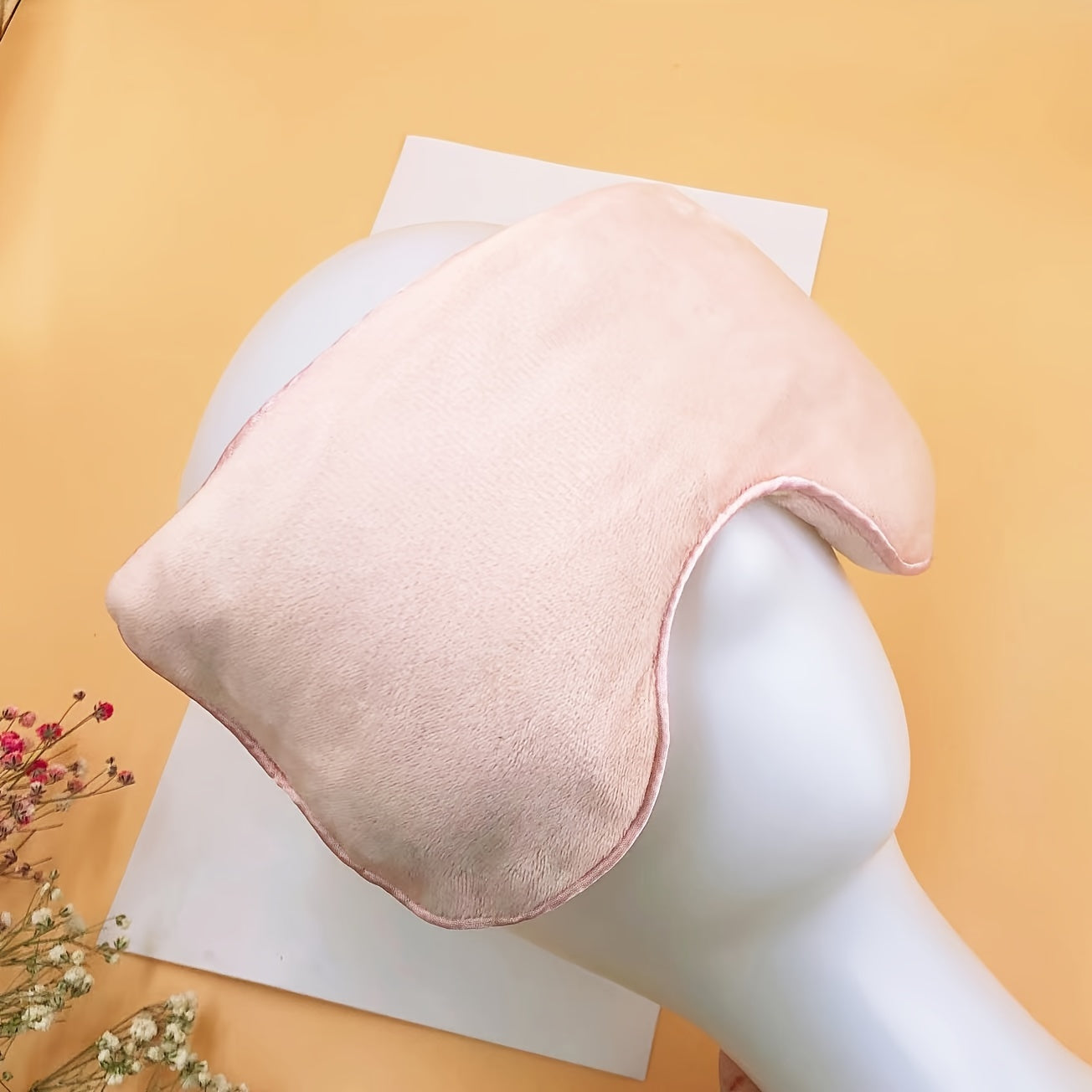 Máscara De Dormir De Lavanda, Com Sementes De Linhaça E Lavanda, Máscara De Olhos Reutilizável Para Um Sono Melhor