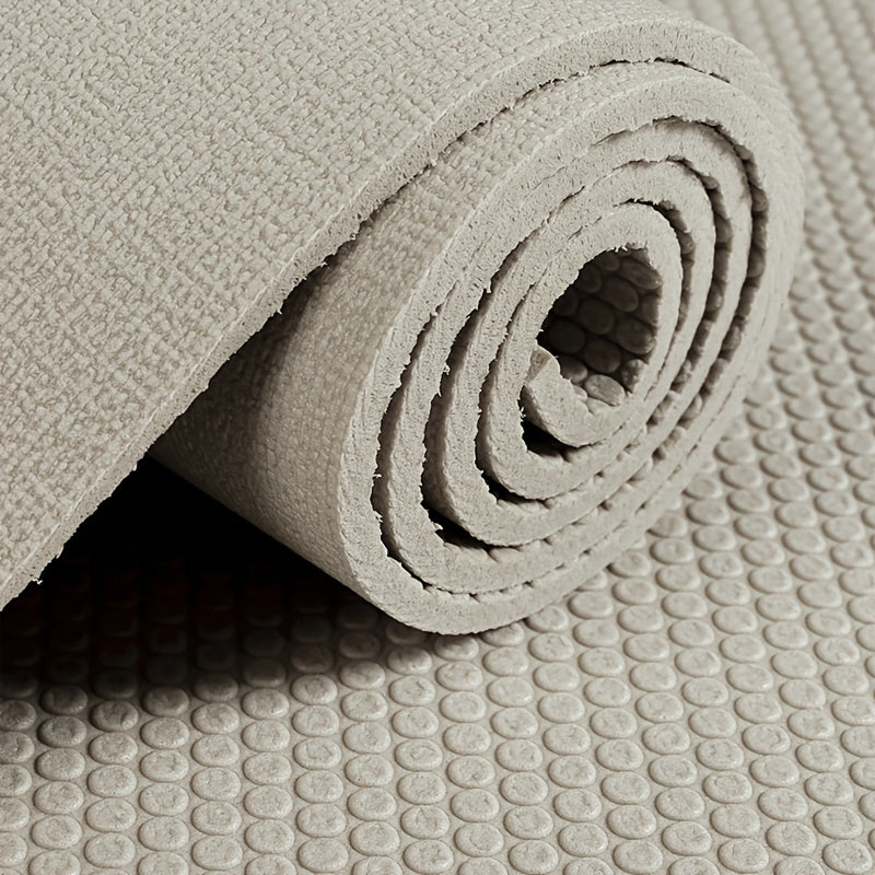 Tapete de Yoga PVC Alta Densidade Antiderrapante com Almofada Absorvente de Impacto para Pulo, Uso Doméstico, Fitness Silencioso, Preto - Estampa Sapo