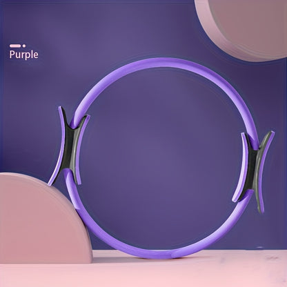 Anel de Pilates Rosa Versátil para Fitness de Corpo Inteiro - Fortaleça, Alongue & Tonifique com Alças de Conforto - Presente Ideal para o Dia das Mães, Dia da Mulher, Dia dos Namorados - Material PP Durável