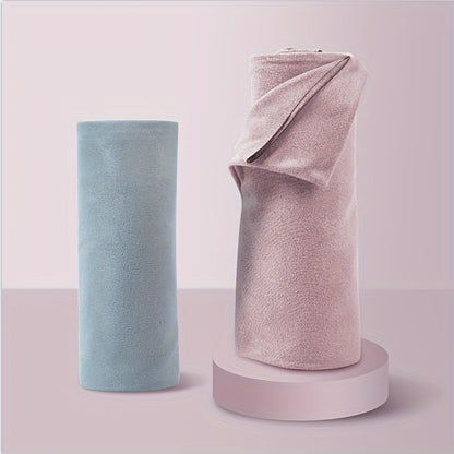 Toalha de Yoga Antiderrapante - Azul Turquesa & Roxo Lavanda, Tecido Absorvente e Secagem Rápida, Base Não Escorregadia para Ginásio, Pilates, Treinos - Compatível com Esteiras (/Cinza)