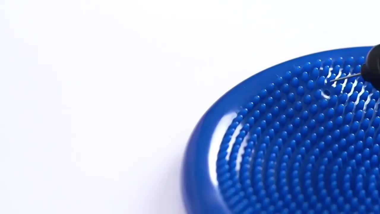 Conjunto de Almofada para Equilíbrio em Yoga com Treinador Inflável, Bola PVC, 2 Peças Material Espessado e Duradouro Ideal para Ioga, Pilates e Exercícios de Estabilidade - Presente Natal/Ano Novo