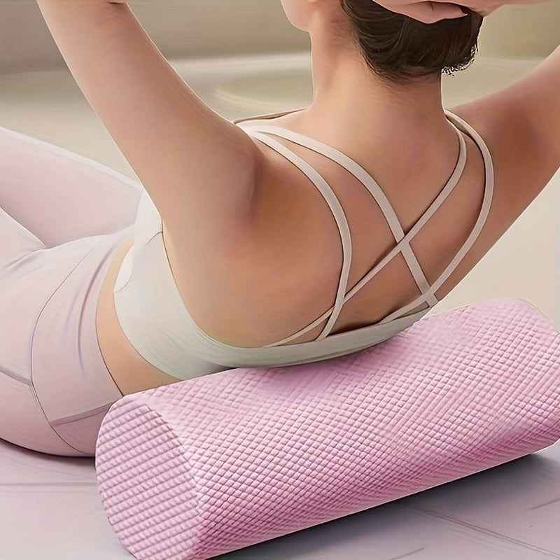 Rolo de Yoga em Espuma EVA, 29.97/44.96 cm, Várias Cores, Relaxamento Muscular Profundo, Pressão na Coluna e Costas, Melhora a Flexibilidade e Estabilidade, Adequado para Yoga, Pilates, Fitness, etc., Confortável e Durável, Leve e Portátil