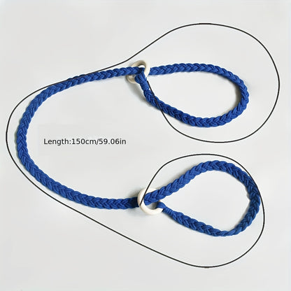 1peça Alça de Tapete de Yoga Tecida à Mão Estilo Boêmio - Tecido Durável com Alças Ajustáveis, Armazenamento Seguro para Tapetes de Yoga, Ideal para Academia em Casa e Entusiastas de Fitness, Armazenamento de Tapetes de Yoga | Estilo Boêmio | Design de Alça Ajustável, Suporte de Tapete de Yoga, Tapete de Yoga e Bloco, Conjunto de Blocos de Yoga, Conjunto de Tapetes de Yoga, Alça de Tapete de Yoga, Tapete de Exercício, Tapete de Fitness, Tapete de Yoga, Tapete de Treino, Acessórios de Yoga