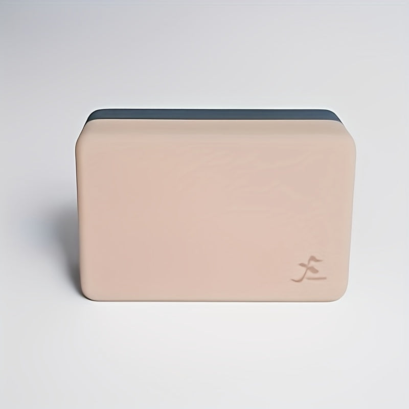 Pedra de Yoga Premium com Design Color Block, Alta Densidade, 23cm x 15cm x 10cm