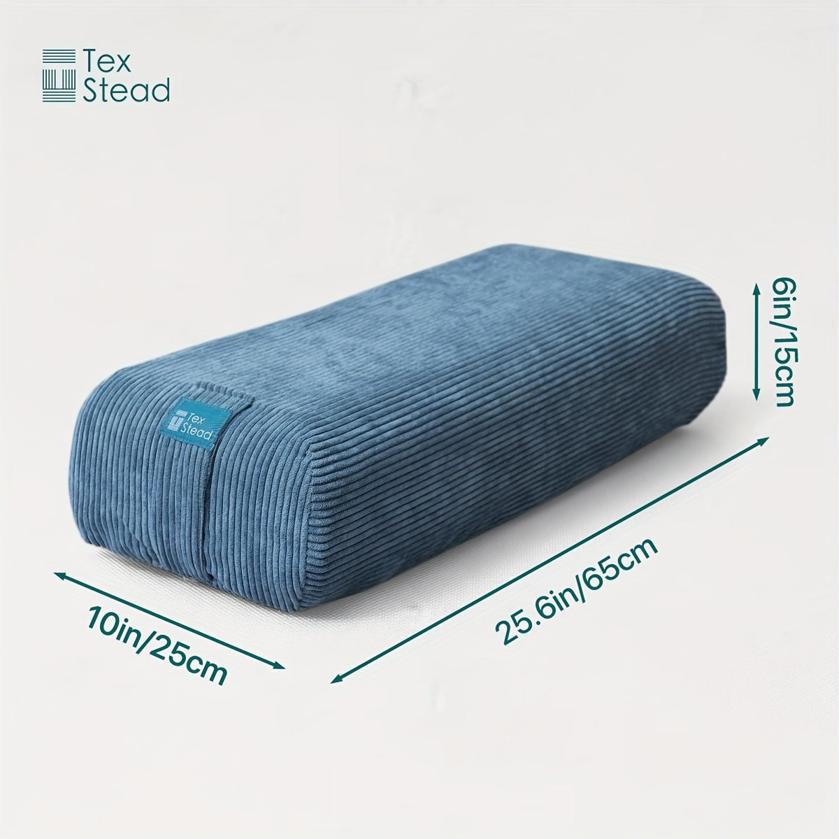 1peça TEXSTEAD Almofada de Yoga Bolster para Posições Restauradoras, Meditação, Alongamento e Suporte para as Costas - Almofada Retangular com Alça de Transporte, Capa Removível, Leve e Firme, Ideal para Uso em Casa ou Estúdio, Disponível em Várias Cores, Acessórios de Yoga, Ferramenta de Yoga Versátil, Design Ergonômico, Tapete de Yoga Durável